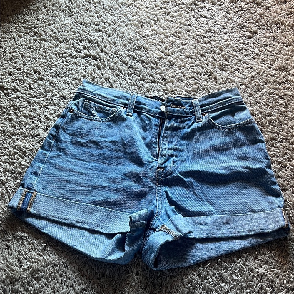 BDG Light Blue Jean Shorts